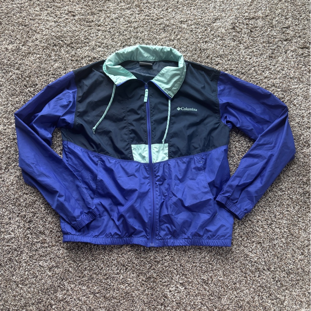 Columbia Women's Vintage Colorblock Windbreaker Jacket